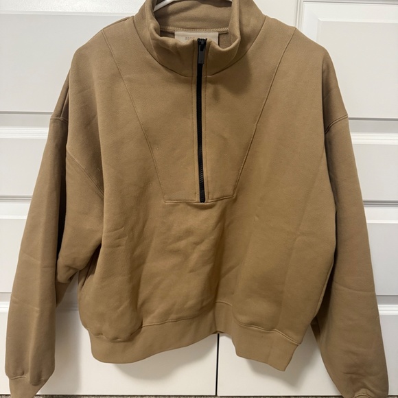 Used Essentials Fear of God half zip sweater - Picture 2 of 4